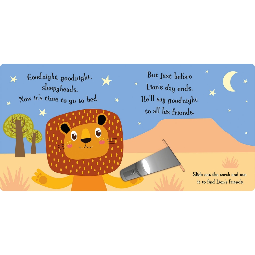 Gute Nacht Löwe – Ein magisches Taschenlampenbuch