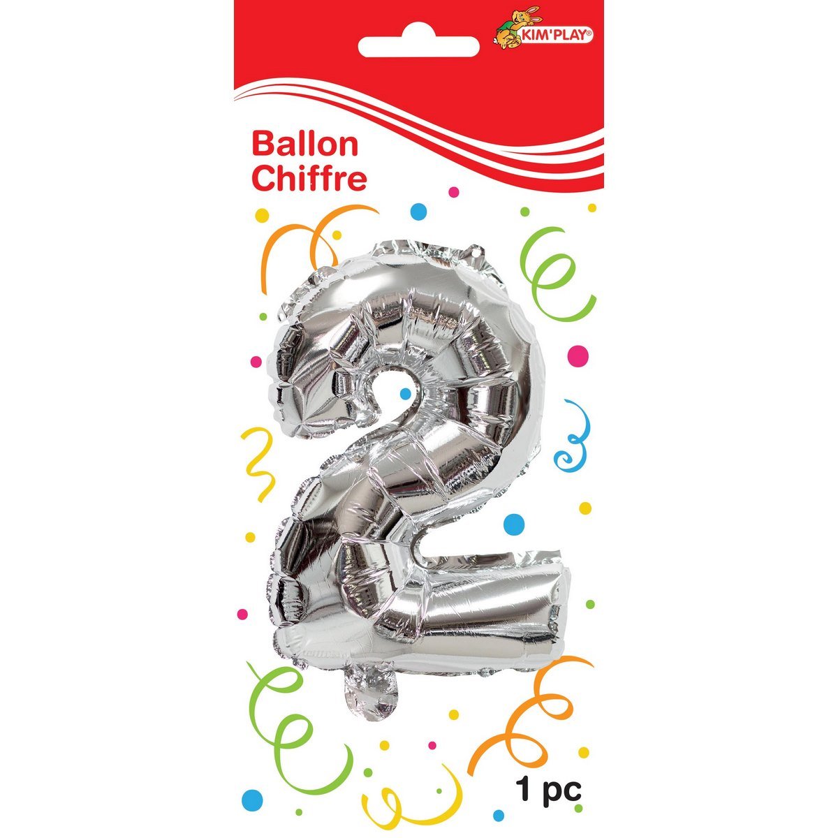 Ballon anniversaire chiffre 2
