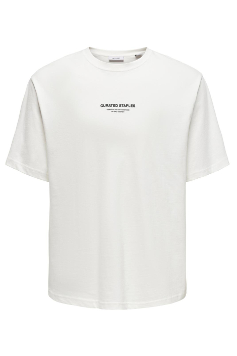 Only & Sons ecru heren t-shirt