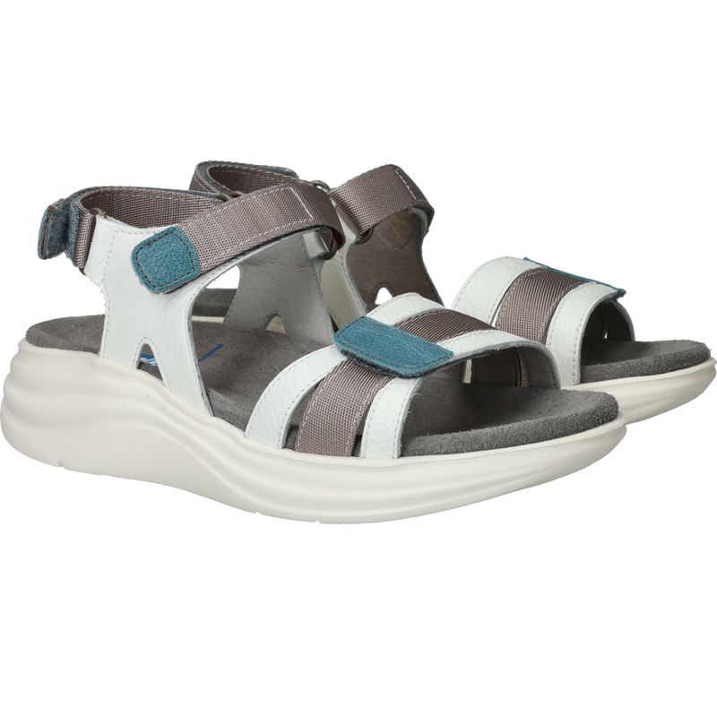 Wolky Miku Gobi Sandalen Wit Dames