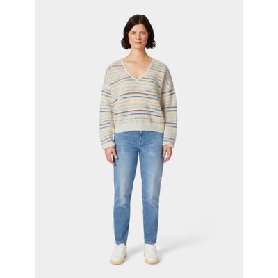 Damen-Strickpullover, Multicolor