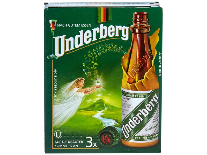 Underberg Original 3 Portionsflaschen à 2 cl Kräuter Digestif