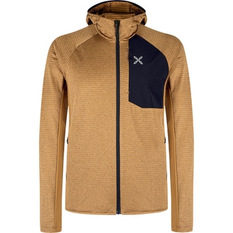 Montura Dolomiti Hooded Maglia Fleecejacke Bronze Brown Herren