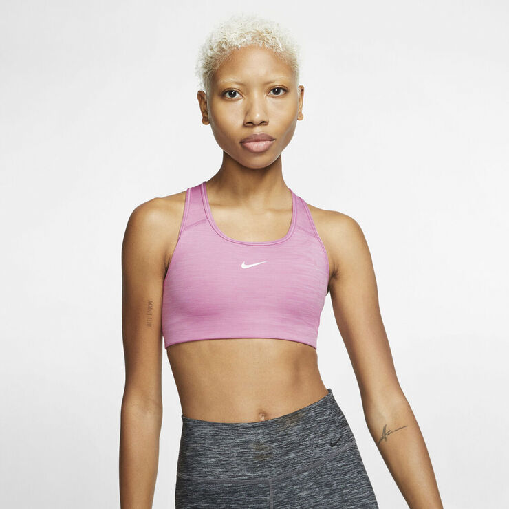 Nike Swoosh Medium Support Sports Bh Pink
