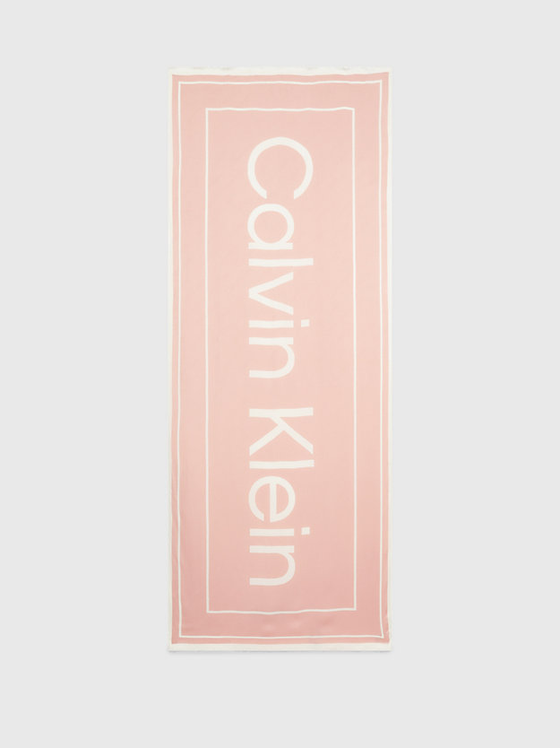 Cachecol Jacquard com logotipo