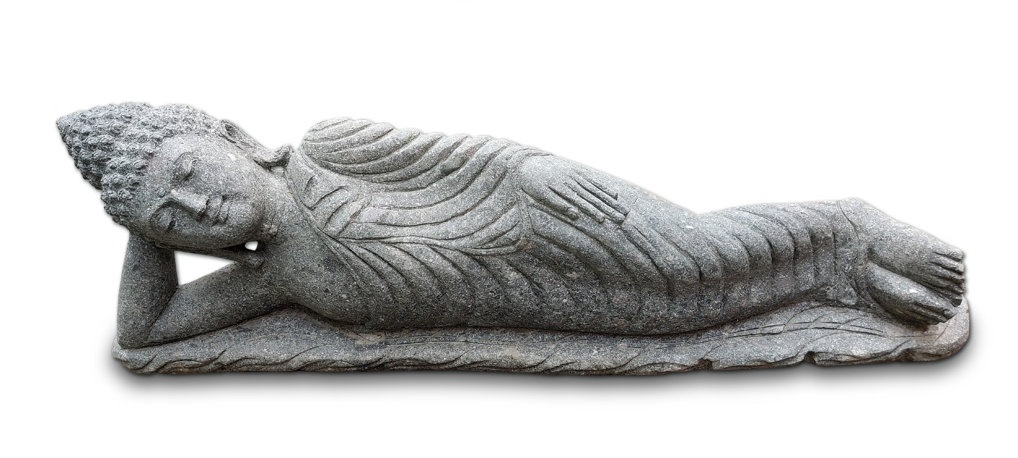 Stein-Skulptur 'Buddha liegend', B 100 cm, H 36 cm, T 18 cm günstig bestellen