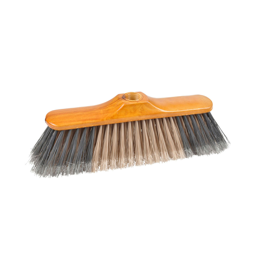 Tête de balai plastique effet bois 33x10x8cm