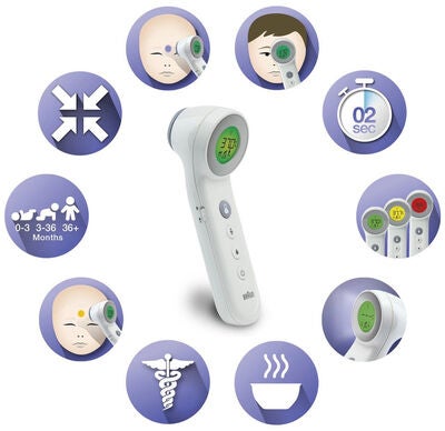 Braun No Touch Febertermometer