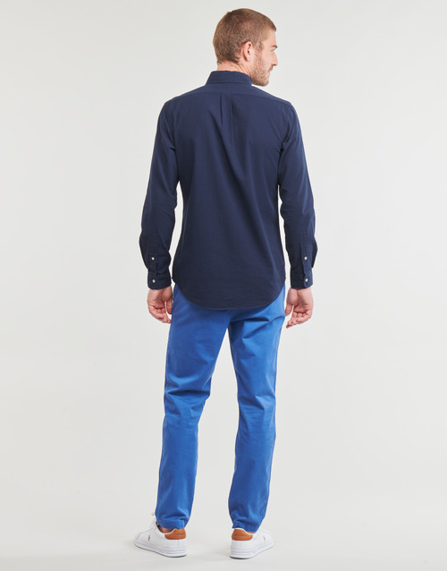 Polo Ralph Lauren - CHEMISE COUPE DROITE EN SEERSUCKER Azul / Astoria / Navy