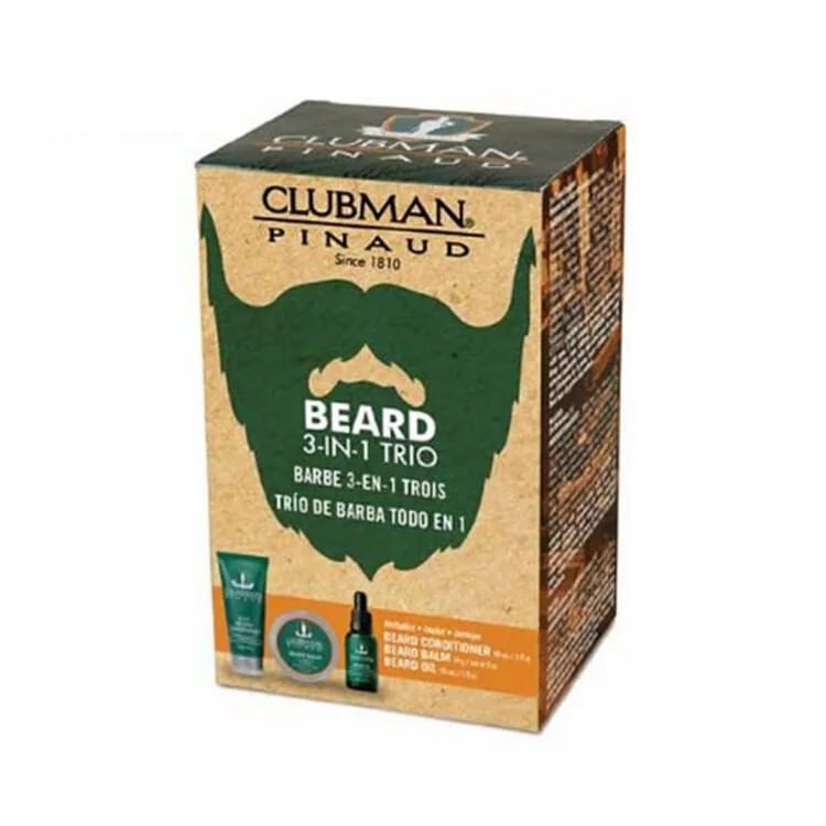 Clubman - Baard 3-in-1 Trio Set