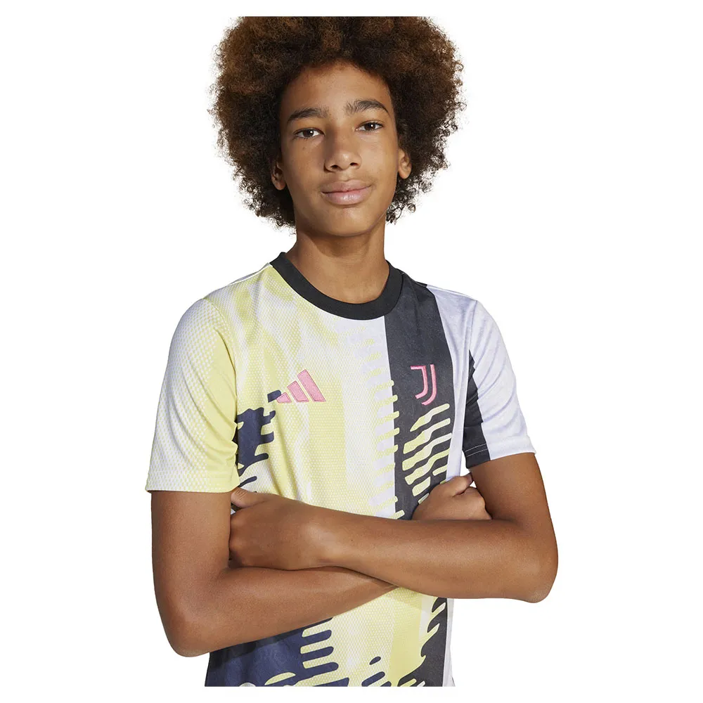 adidas Juventus 24/25 vor dem Spiel Junior-Kurzarm-T-Shirt