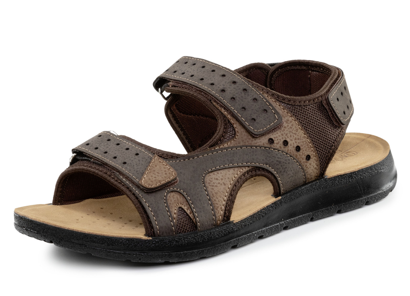 Sandale aus Synthetik und Textil
