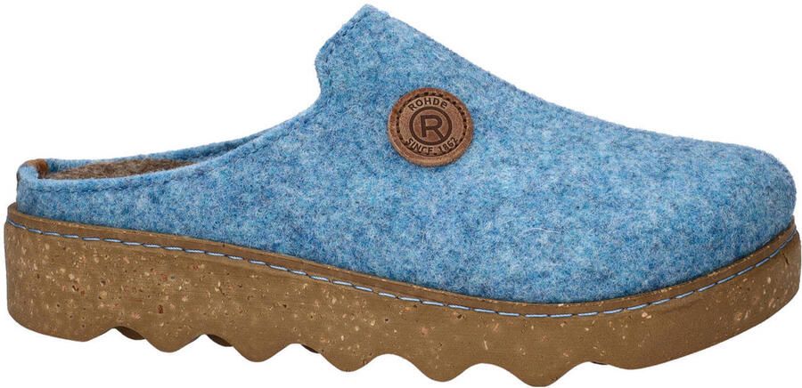 Rohde pantoffels blauw