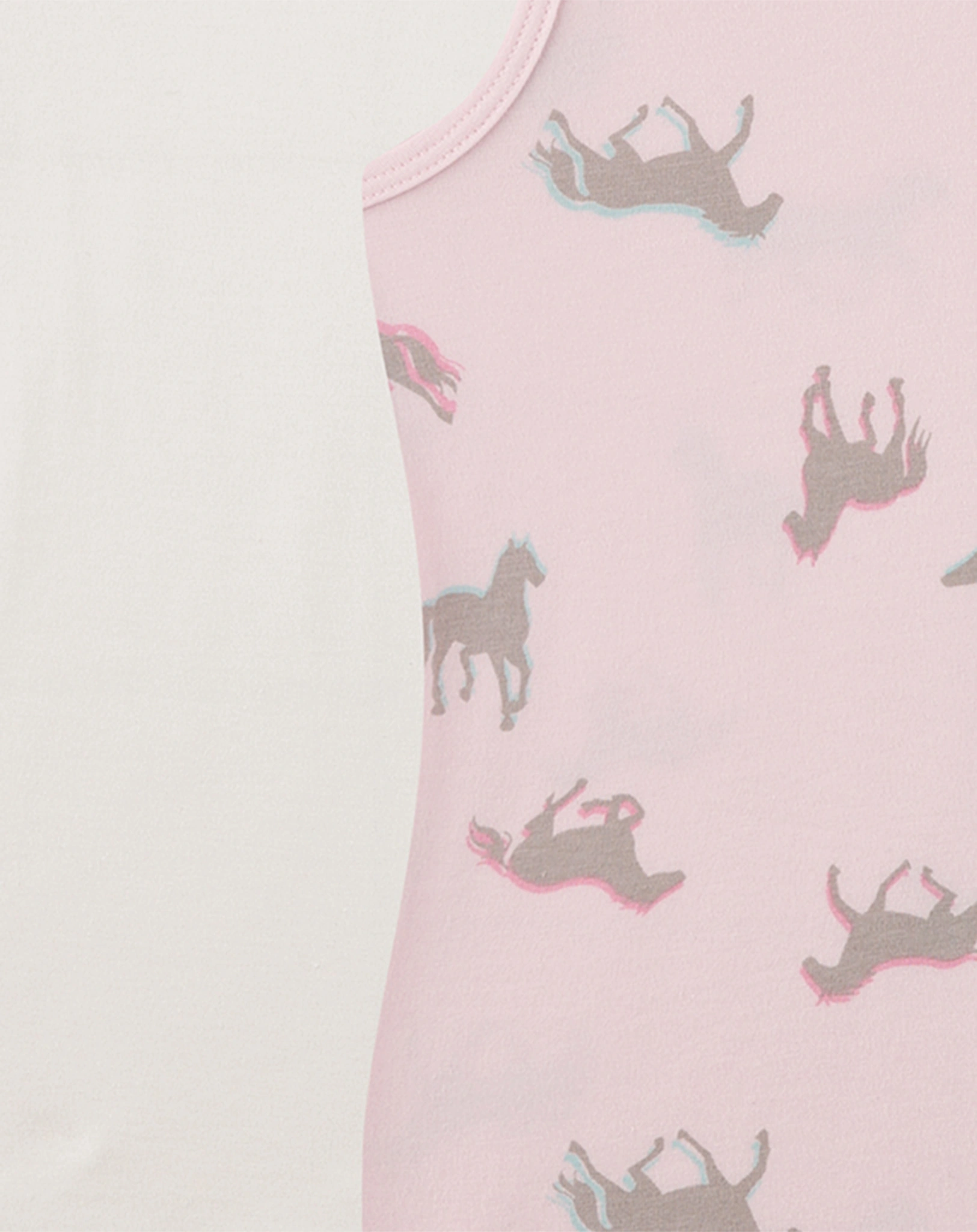 Unterhemd HORSES 2er Pack in rose