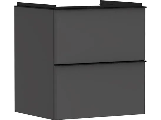 hansGrohe Xelu Q vaskeskab 580/475 2sk, mat diamantgrå