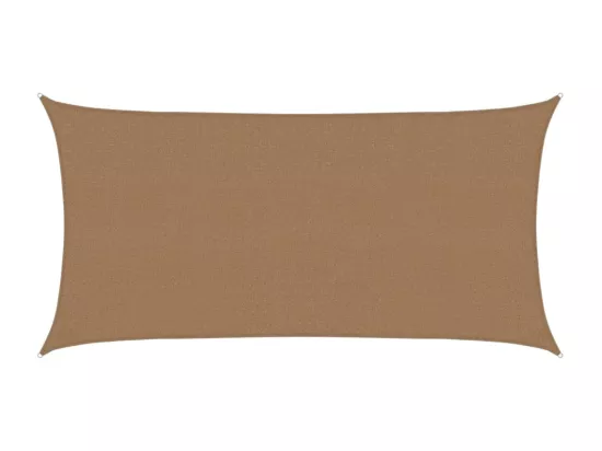 Voile d'ombrage 160 g/m² Taupe 2x3,5 m PEHD