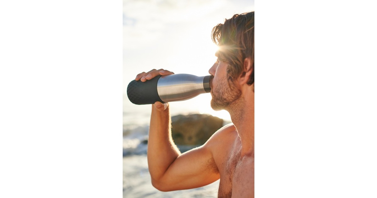 EmsaBludrop Sleeve Thermosfles  (Zwart, 0,7 Liter)