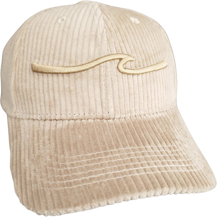 Klitmøller Rig Wear Dad Corduroy Wave Kasket Beige