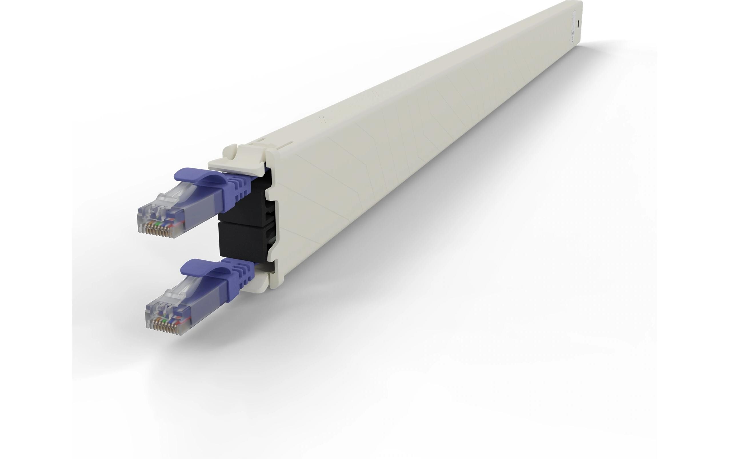 patchbox.one / Cassette / 30RU / Cat 6A, UTP, 1.8 m, ViolettAll-in-One Lösung für Ordnung im Netzwerkschrank