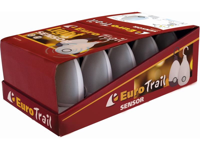 Eurotrail Campinglampe Nachtlicht mit Bewegungsmelder Sensor Zelt Lampe
