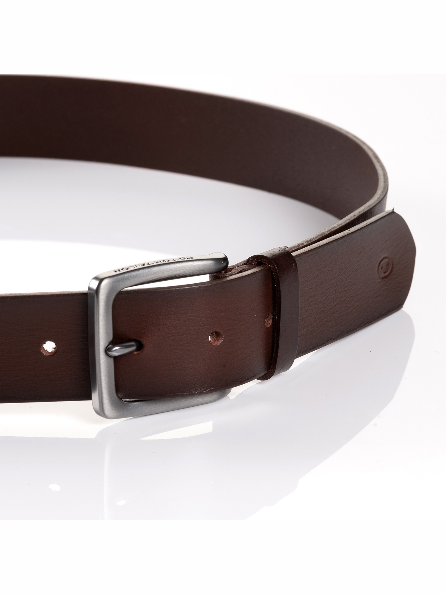 TOM TAILOR Ledergürtel »TTSCOTT«, 3,5 cm breit,  Herrengürtel, Jeans und Casual, bis Gr. 120