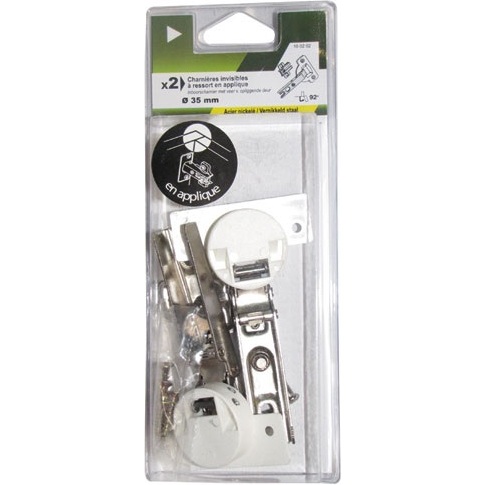 Charnière invisible d35 en applique sc