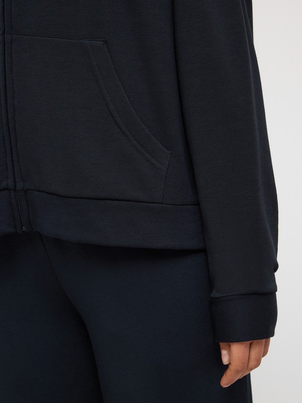 Surfing By Daylight Sweat à capuche zippé Noir Femme