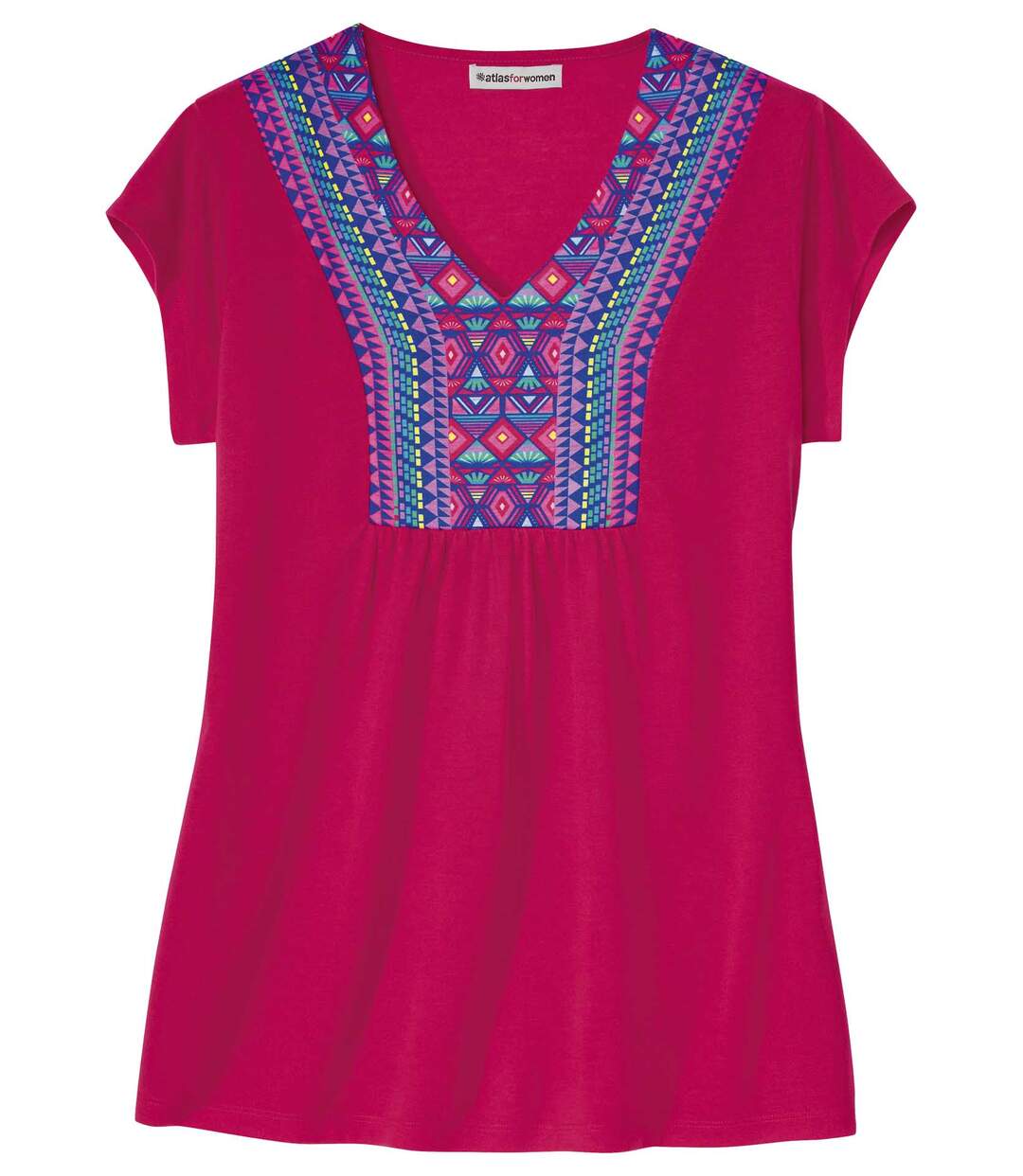 Tunique Fluide Col Plastron
