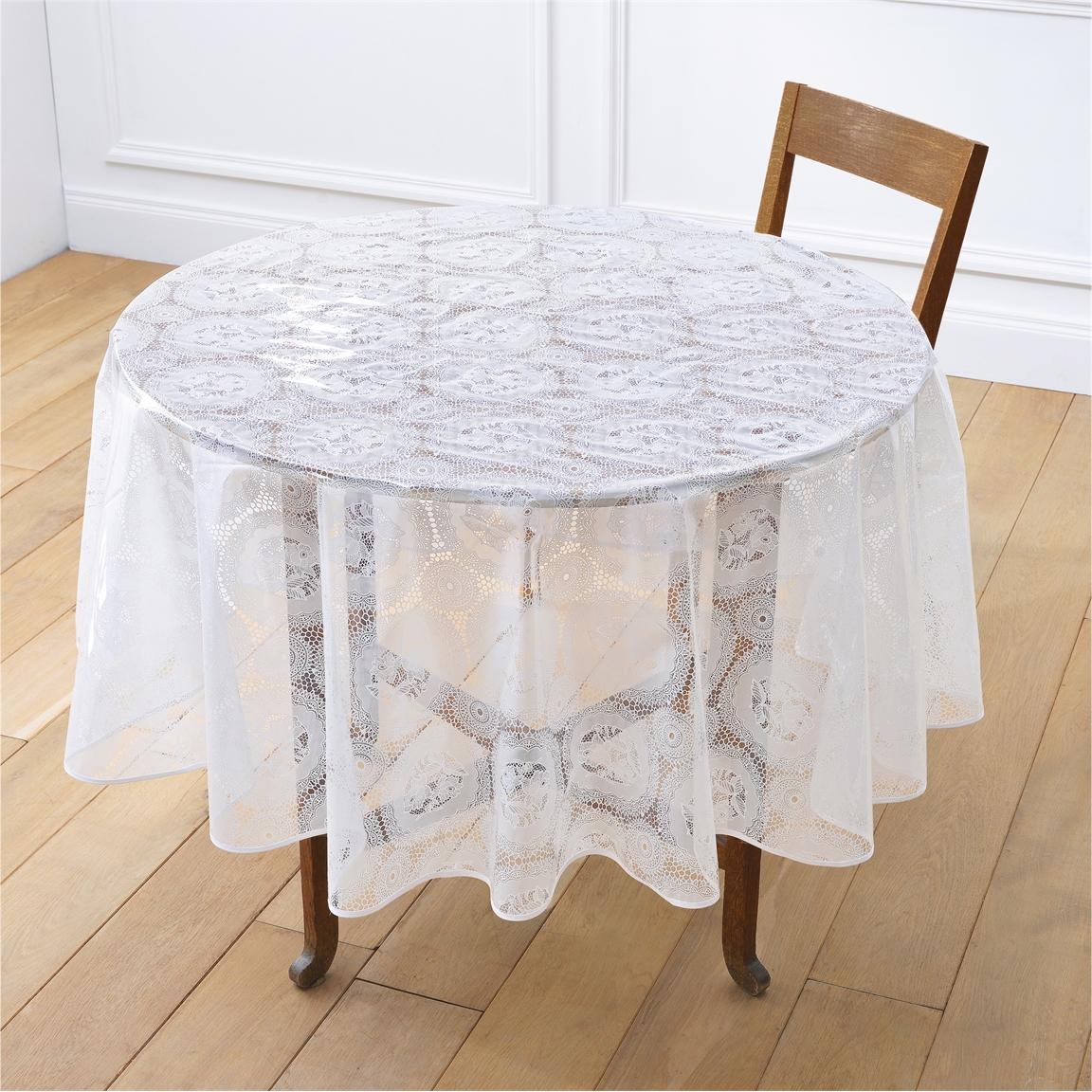 Nappe effet napperon Ronde (diam. 180 cm)