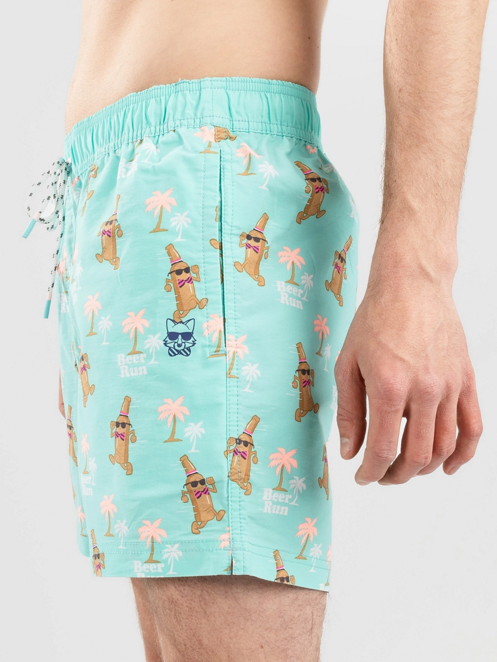 Party Pants Beer Run Boardshorts mint green