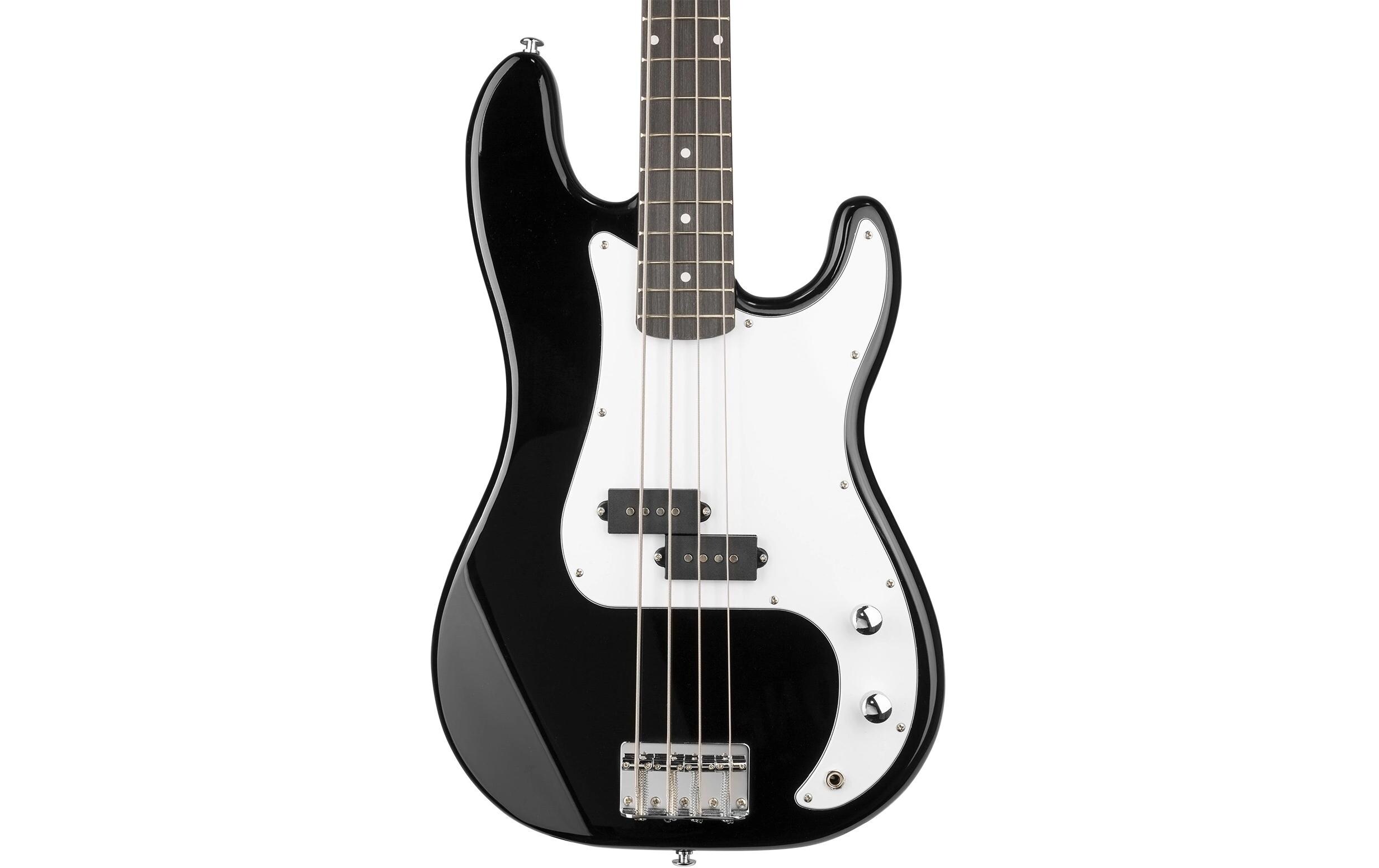 E-Bass GigKit Schwarz<br>Bass Gitarrenset