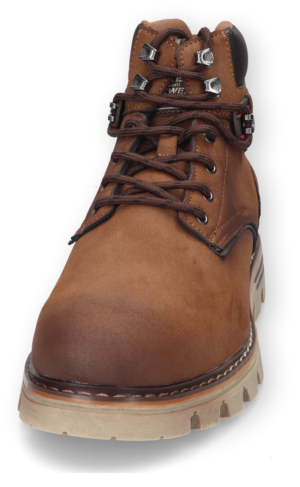 Dockers by Gerli Schnürboots  , Workerboots, Stiefel mit bequemem Schaftabschluss aus Textil