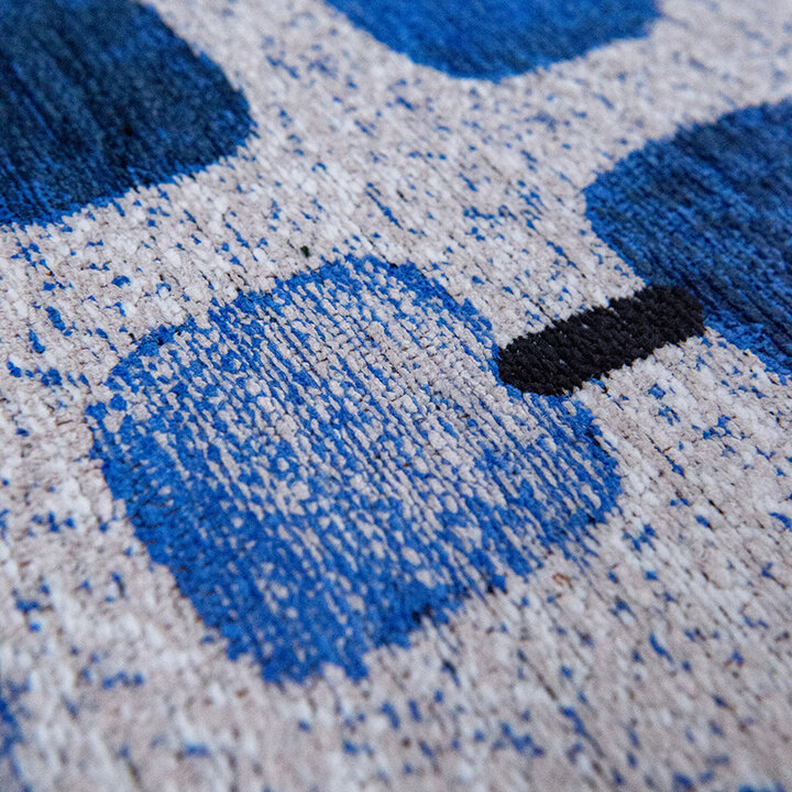 Abstract vloerkleed - Cobblestone Amparo Blues 9348