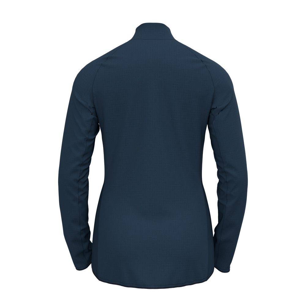 Odlo SESVENNA HYBRID S-THERMIC - Polaire Femme blue wing teal