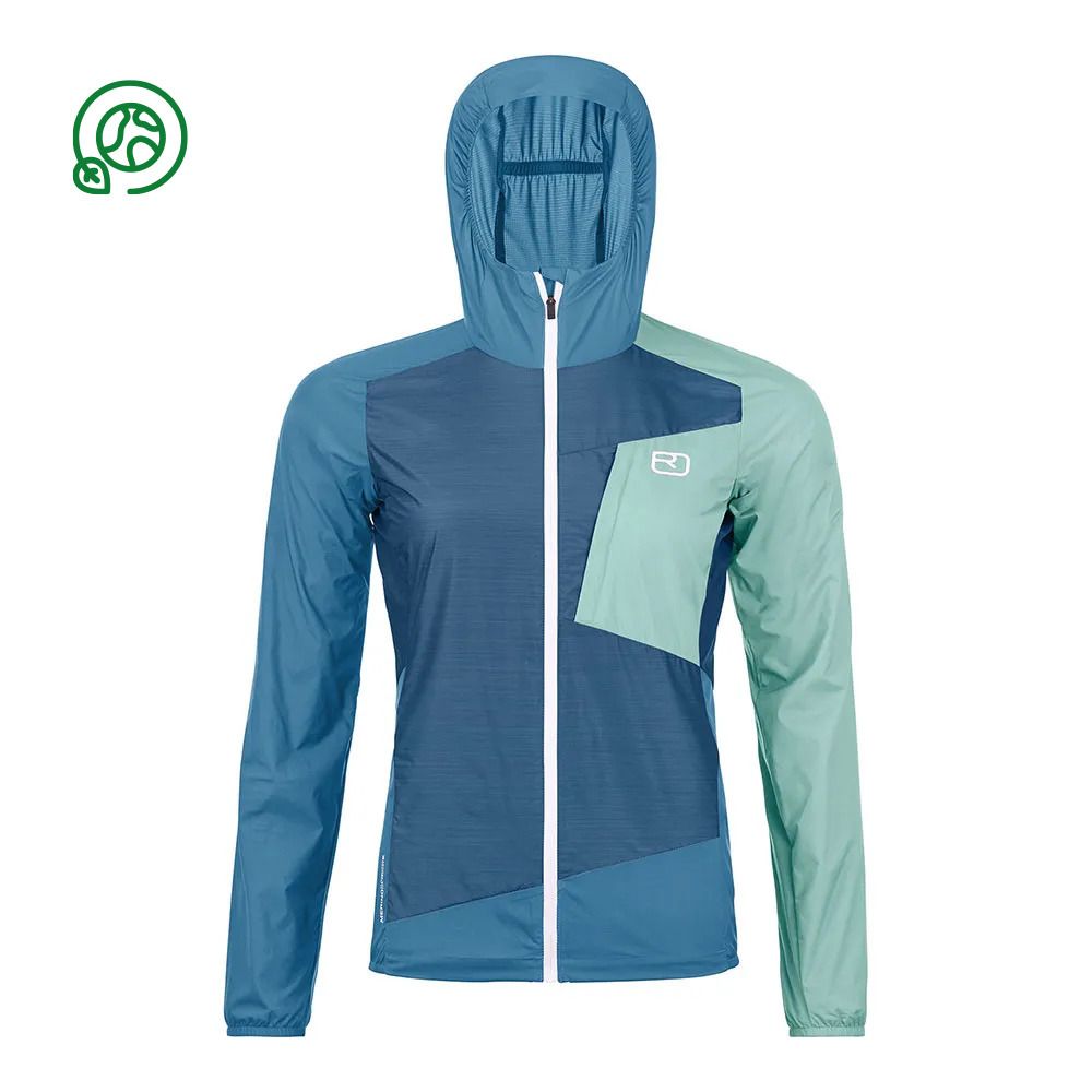 Ortovox WINDBREAKER - Veste Femme petrol blue