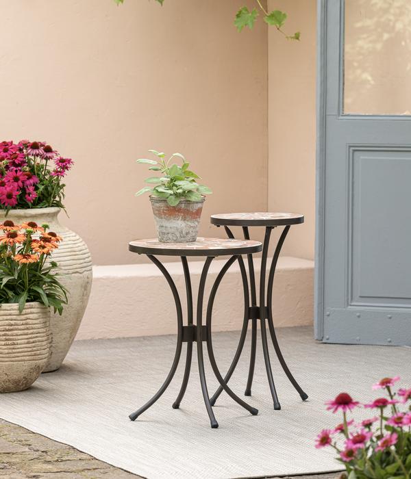 Dehner Blumenhocker Chiara, terra-rosé
