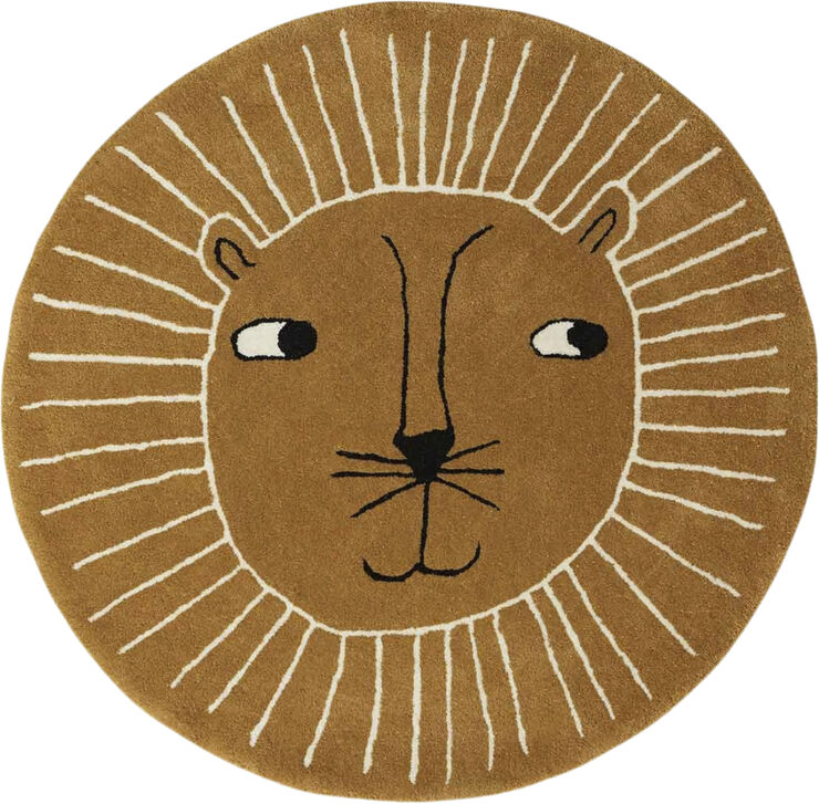 OYOY MINI Lion Rug Caramel