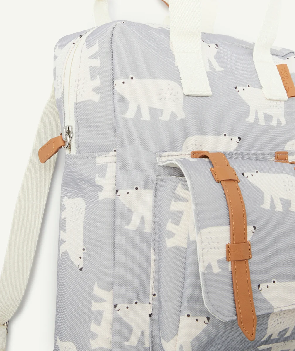 FRESKSAC À DOS OURS POLAIRE EN PLASTIQUE RECYCLÉ ENFANT