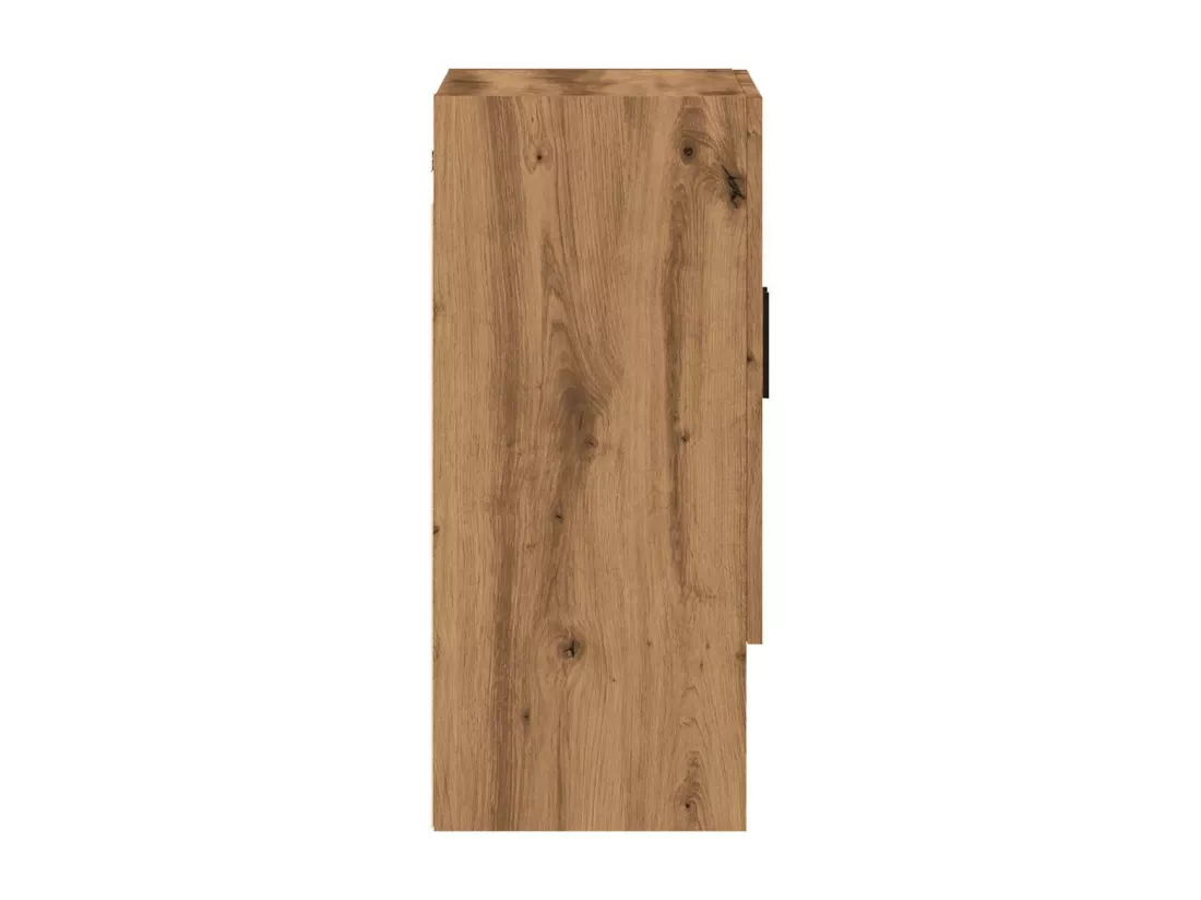 Armoire murale chêne artisanal 60x31x70 cm bois d'ingénierie