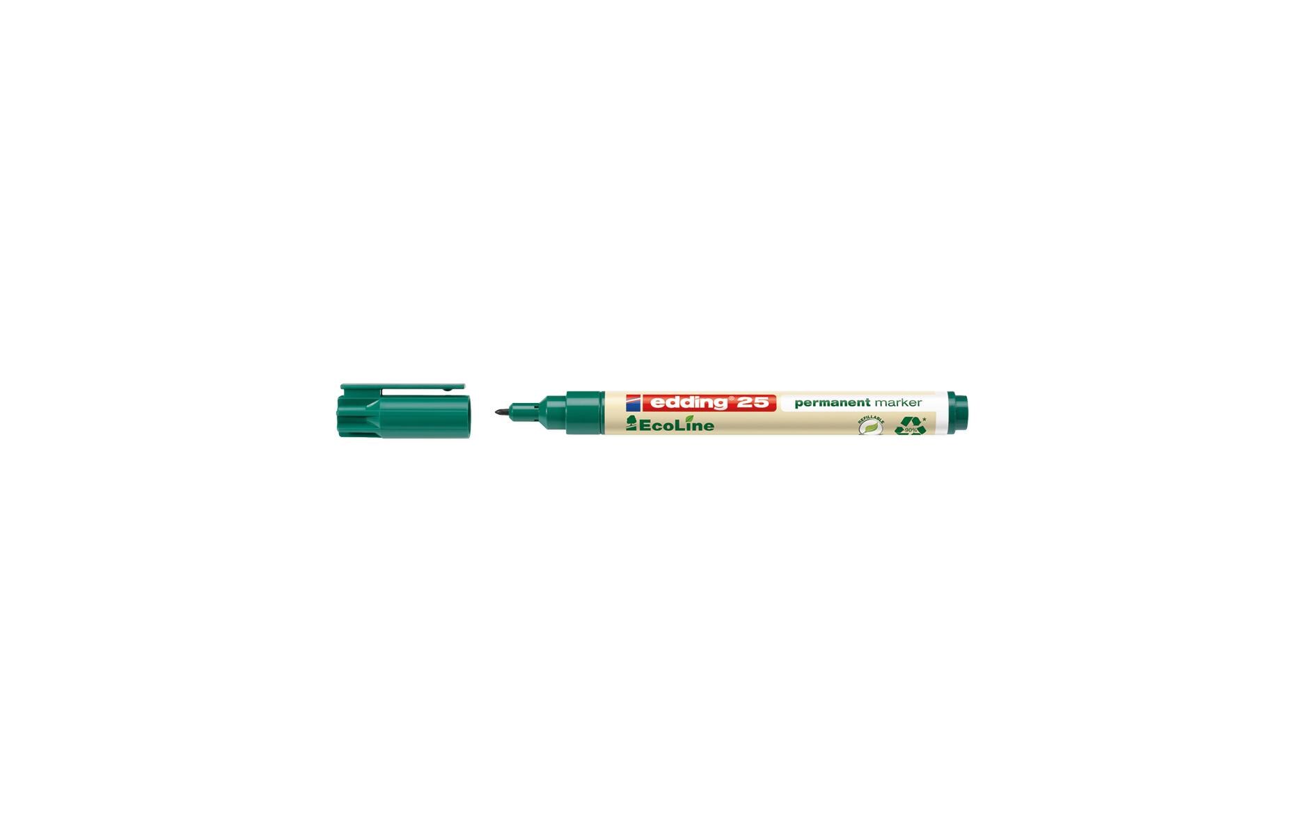 Permanent-Marker 25 EcoLine GrünPermanentmarker zum feinen Markieren und Beschriften