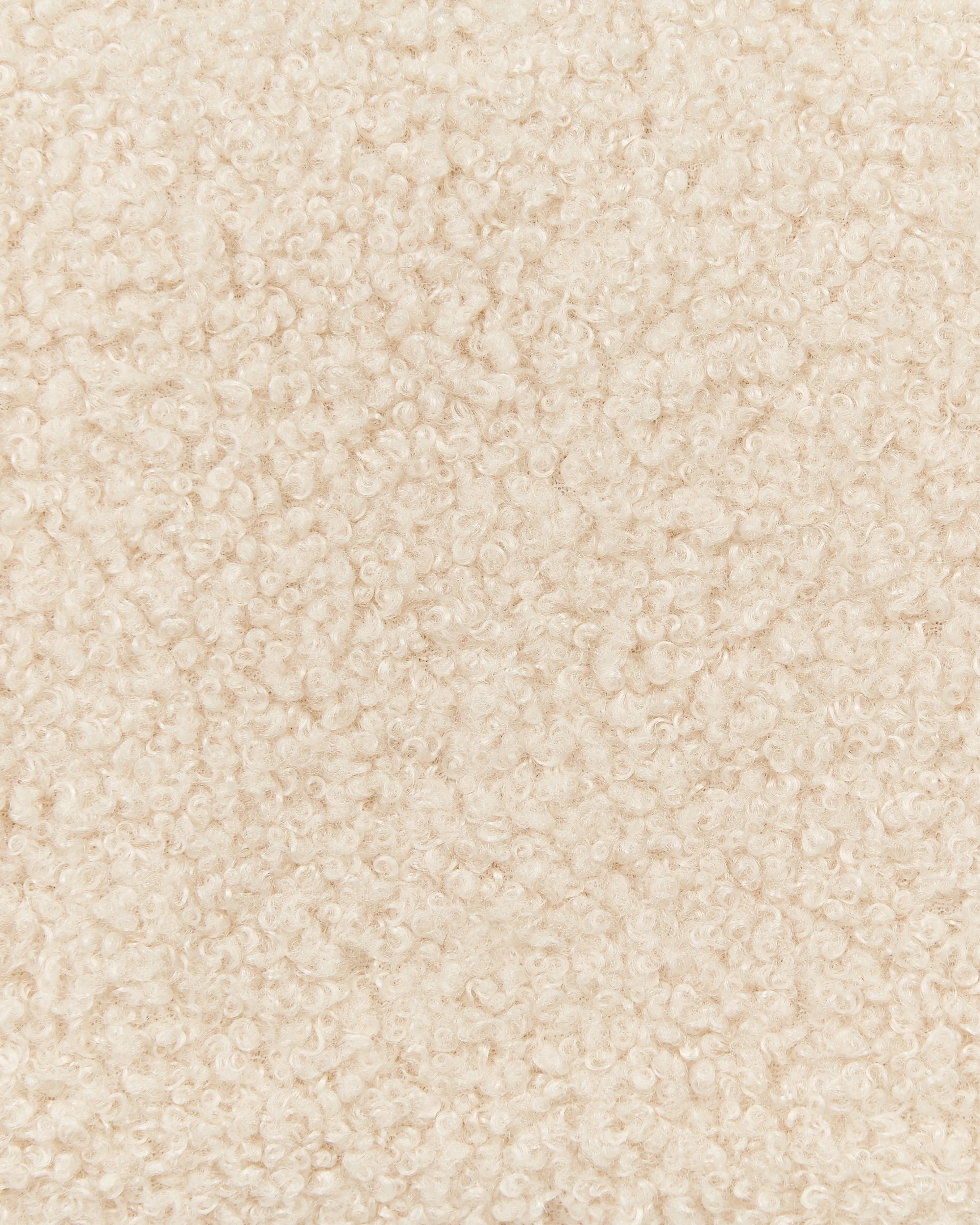 Set van 2 barstoelen ALLISON Bouclé Lichtbeige