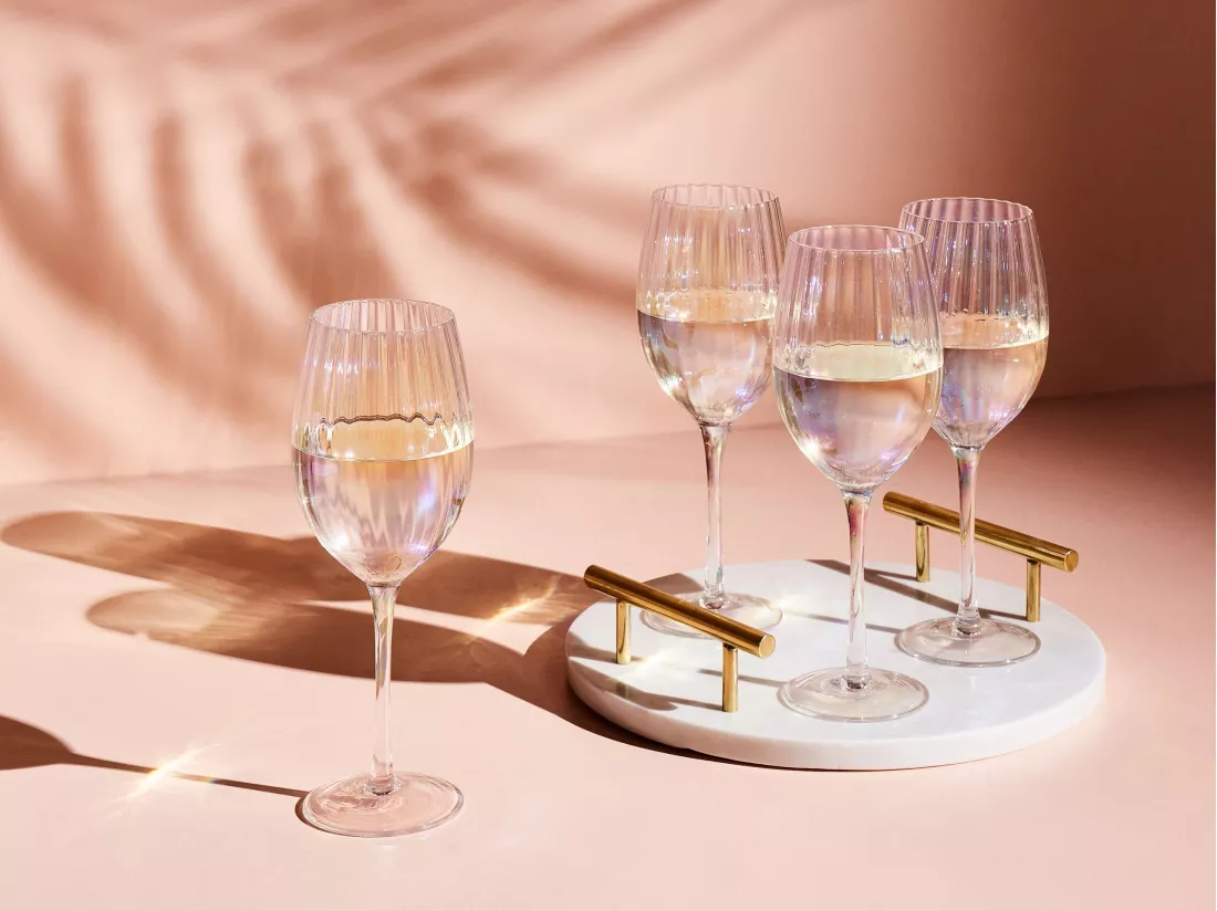 Lot de 4 verres à vin MORGANITE 530 ml Transparent