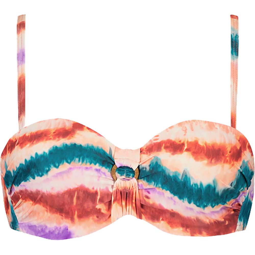 Cyell Bügel-Bikini Top Gepolstert Damen indian ink