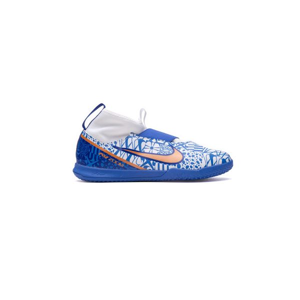Nike Chuteiras Jr Mercurial Zoom Superfly 9 Academy CR7 IC Indoor Court Soccer Cleats dq5328-182 38.5 Azul