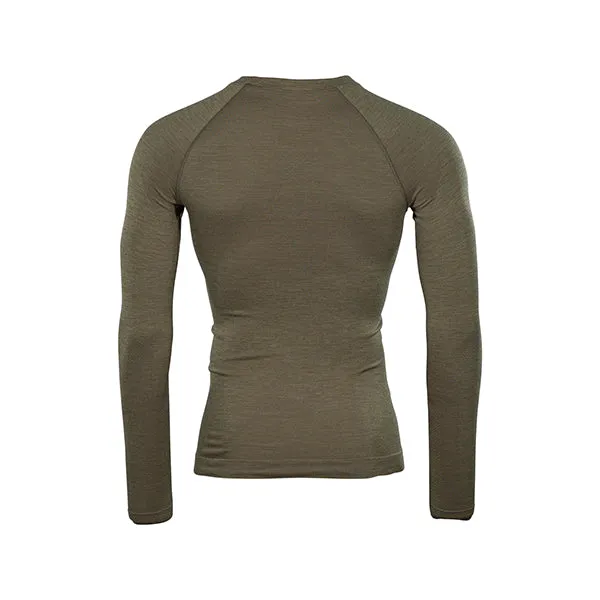 Clawgear -  Clawgear Longsleeve Merino Seamless stonegrey olive