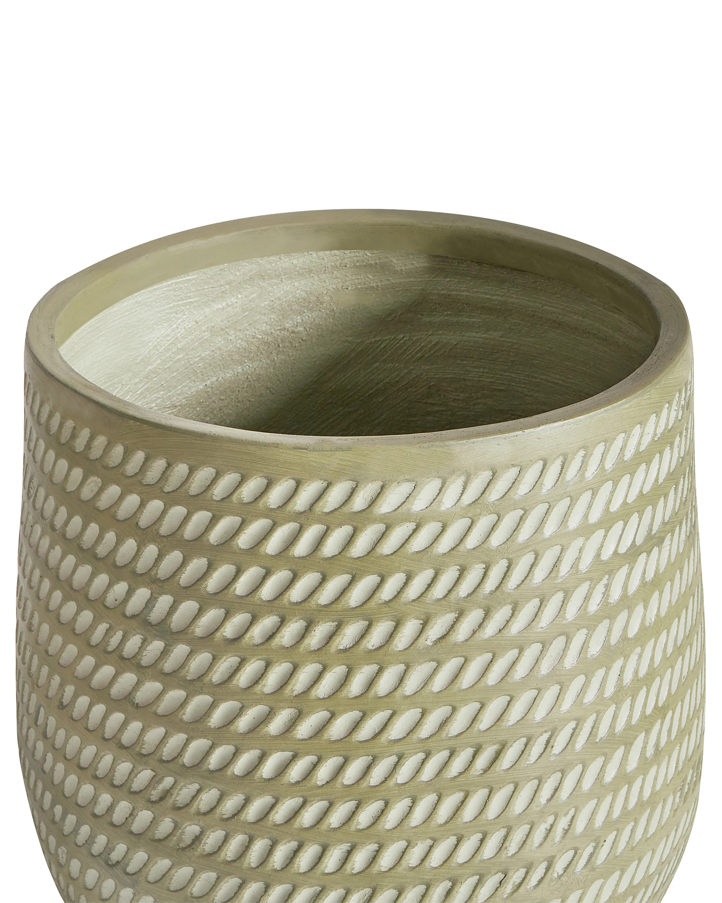 Bloempot LIVADIA 39 cm Olijfgroen