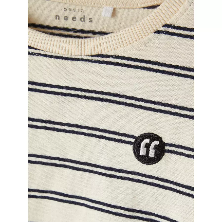 name it Langarmshirt Nmmvoby Whitecap Gray