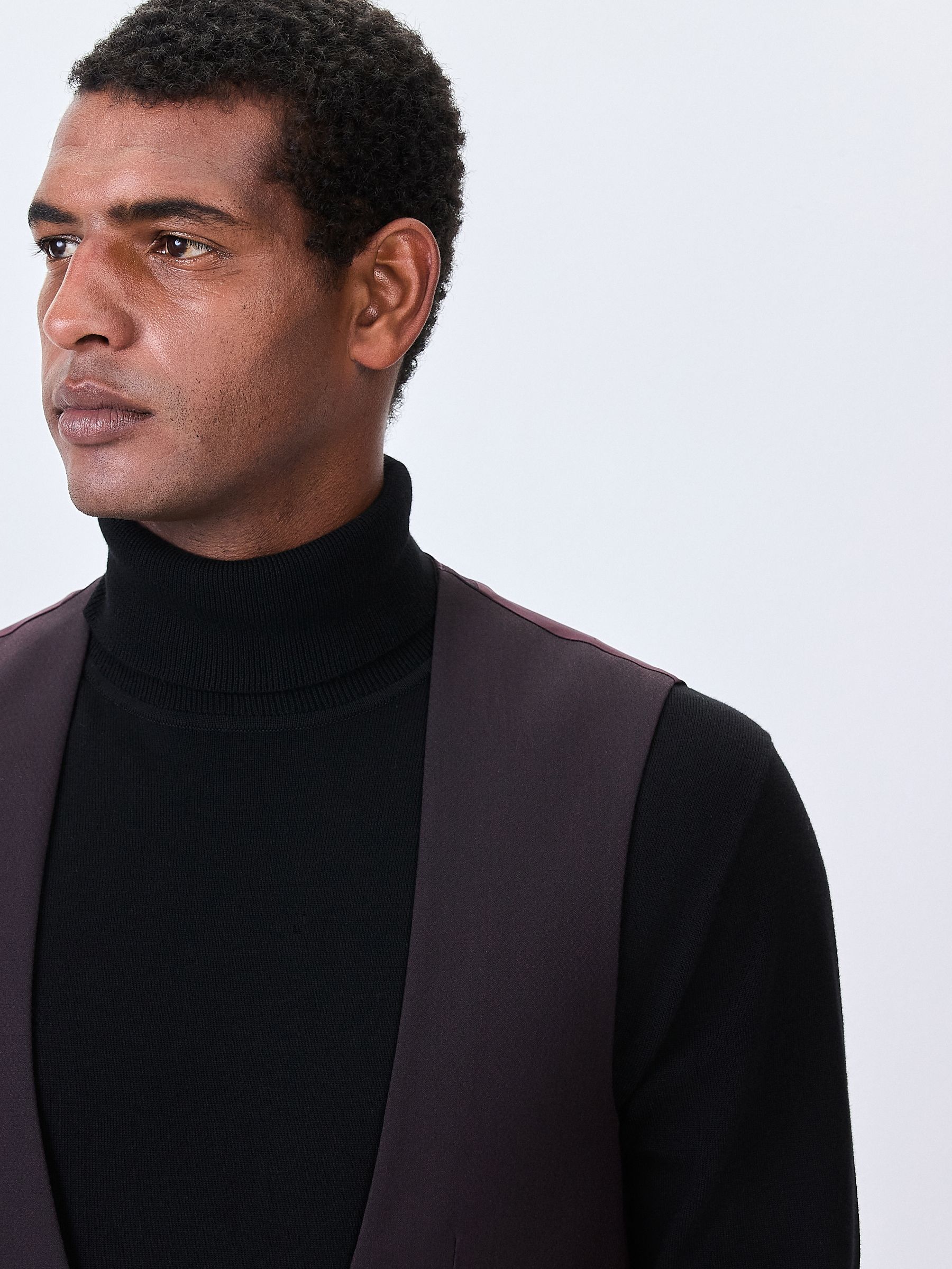 Bordeauxrood - Tuxedo Suit Waistcoat