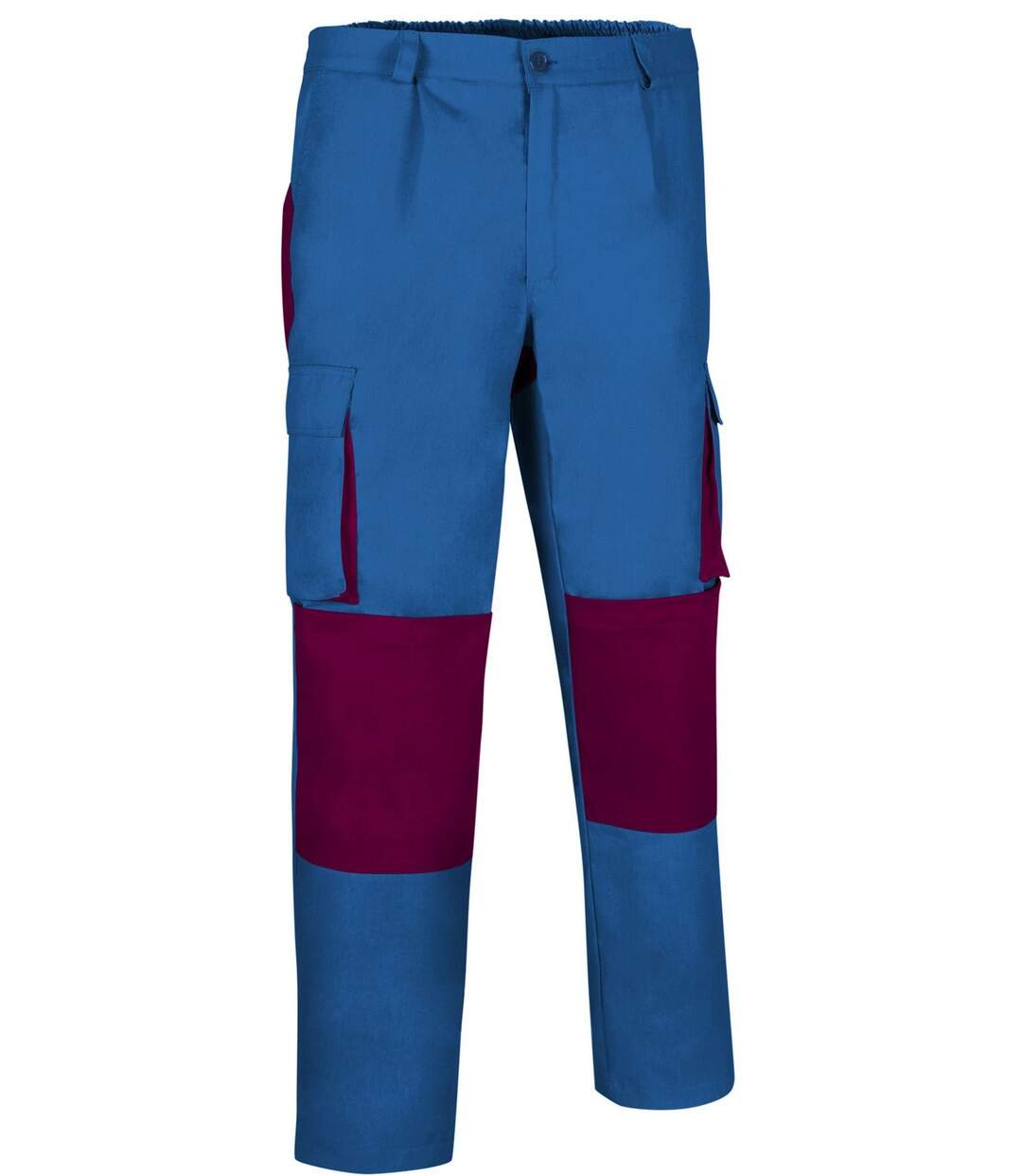 Pantalon de travail multipoches - Homme - DARKO - bleu roman et bordeaux