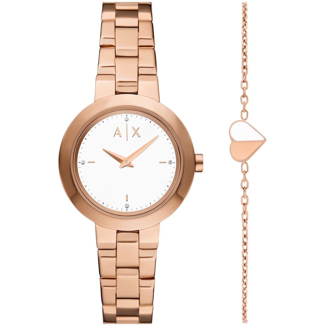 Armani Exchange Jackie Rosé / Weiss Set